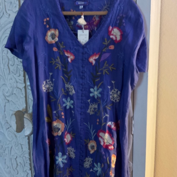 Johnny Was Embroidered dress NWT - Picture 5 of 13